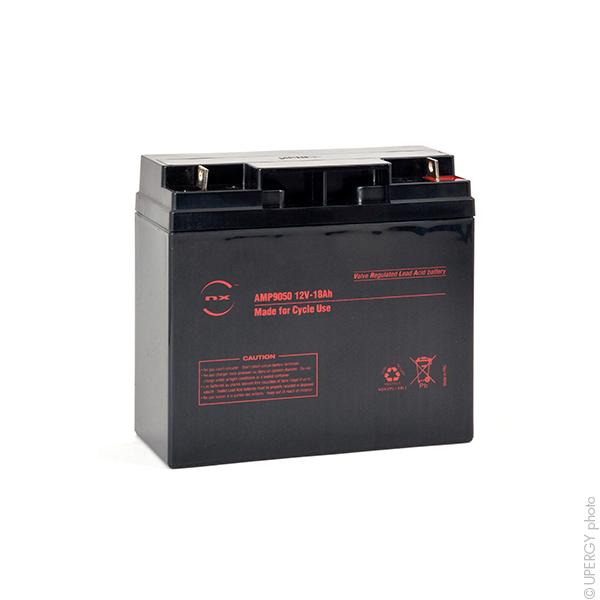 Batterie plomb AGM NX 18-12 Cyclic - 12V 18Ah M6-M - Usage cyclique intensif et fiable_0
