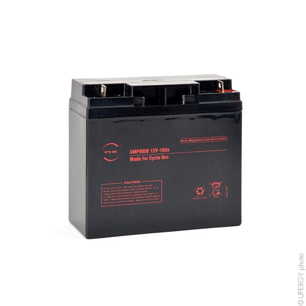 BATTERIE PLOMB AGM NX 18-12 CYCLIC 12V 18AH M6-M_0