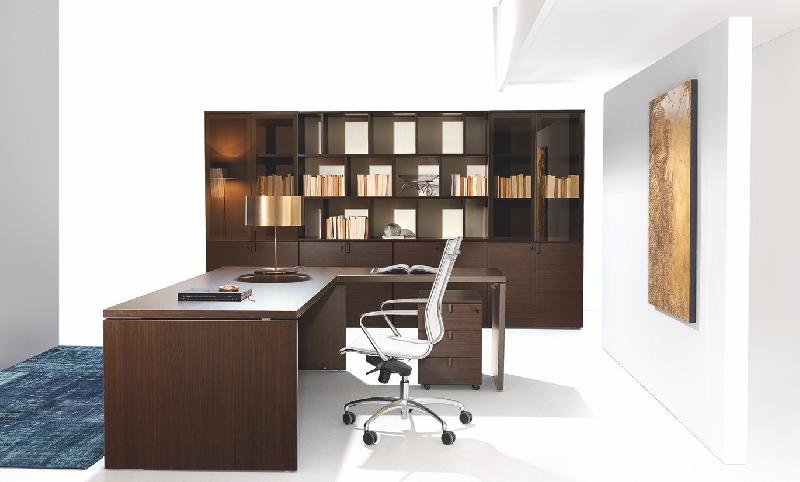 Bureau de direction style classique Lithos - Dellarovere - 190, Chêne_1