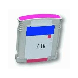 Cartouche jet d'encre compatible HP Deskjet 2000C (C4843D/N°10) - Puce Magenta 28ml - Référence 00847M_0