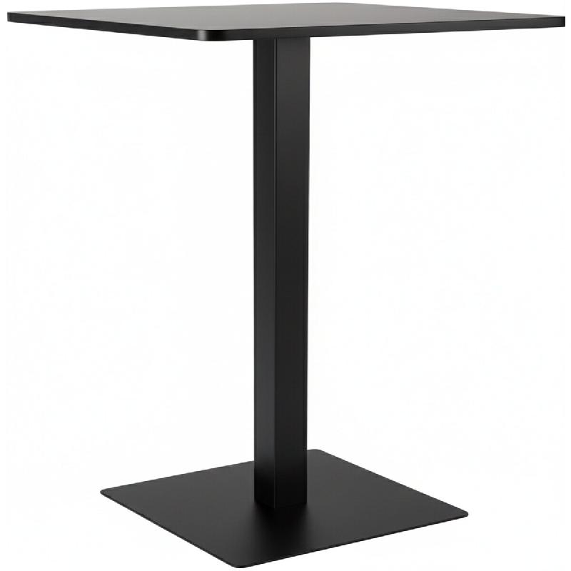 CLP Table Haute Sharon Noir / Noir - noir Bois manufacturé 325097_0