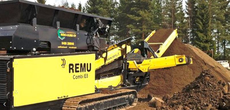 Cribleur mobile Combi E8 - Technique de criblage par rotors à étoiles - REMU_0