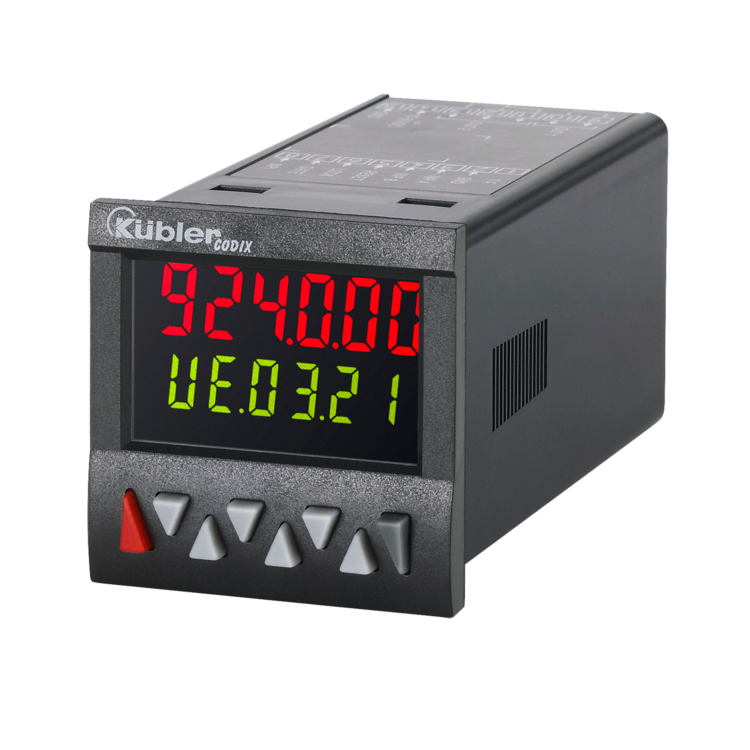 Compteur multifonctions à présélections LCD Codix 924 - rétroéclairé vert ou LED bicolore - format 48x48 mm - IP65_0