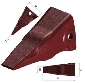 Dents de godet MTG système Ripmet I Impact - ME50I - Forte résistance et faible abrasion_0