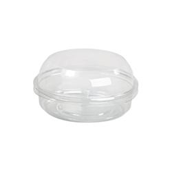 FHC ecolupack FHC - 500Pcs - Pot Deli rond PET transparent avec couvercle dôme Ø 10cm H48mm 125ml - FHC210DELICO4_0