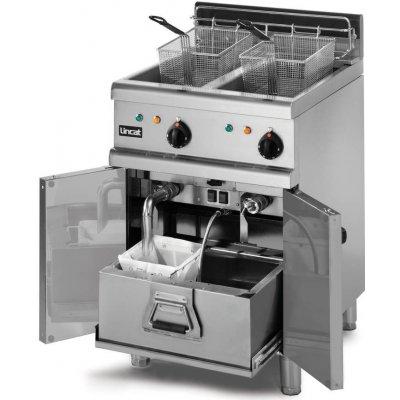 Friteuse électrique sur coffre - 2 paniers - 36,5l - 600x800x1020 mm - OE8108_0