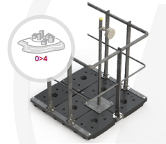 Garde-corps aluminium - compatible avec supports Smart City - Version légère_0