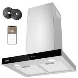 Hotte aspirante CIARRA A+++ 60 cm 650 m³/h murale WIFI + APP et commande tactile Boost VMS6102 - inox CBCS6102_0