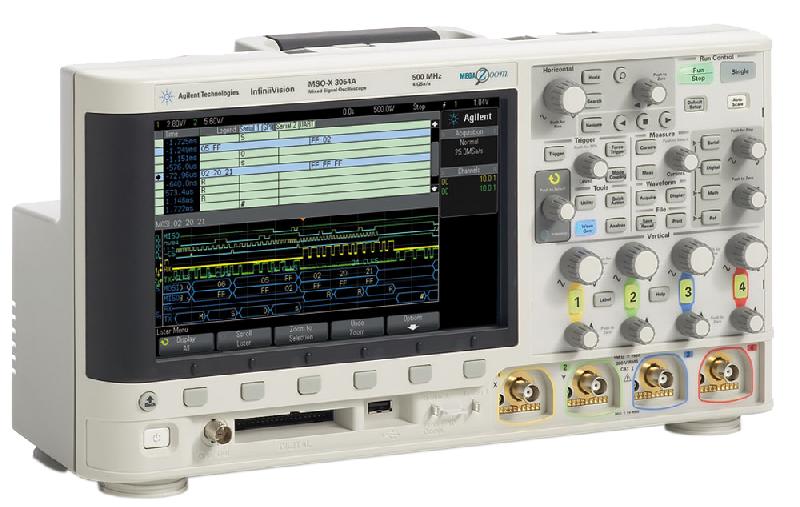MSOX3104A | Oscilloscope numérique mixte 4 voies 1 GHz - 2,5 Géch/s, mémoire 2 MPts +16 voies logiques_0