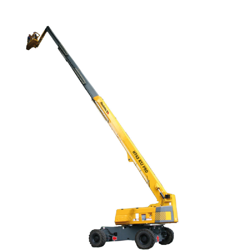 Nacelle Articulée HT43 RTJ PRO  idéale pour vos travaux en hauteur tout terrain en Alpes  -  disponible en achat neuf et en location de courte à longue durée_0