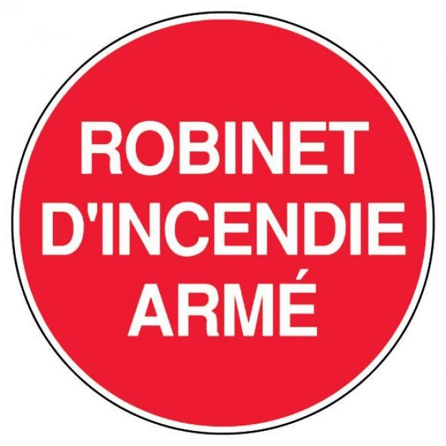 Panneaux rigides ronds 80 mm prévention incendie - PNRPSC-NV02/RIA_0