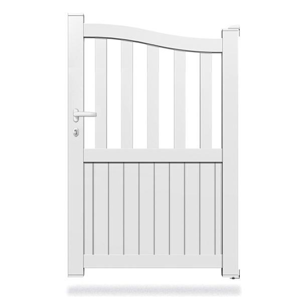Portillon aluminium battant - modèle OPC-105 - dimensions et lames au choix_0