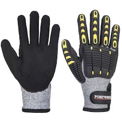 Portwest - Gants anti impact résistant à la coupure Gris / Noir Taille 12 - 5036108276998_0