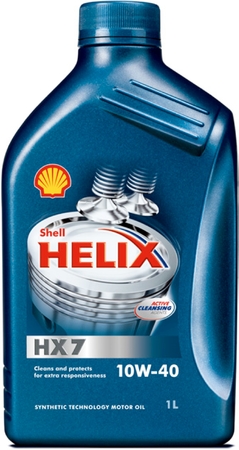 Shell Helix HX7 10W40 - Huile semi-synthétique pour moteurs essence et diesel - Normes ACEA A3/B4, VW 502.00/505.00, Renault RN 0700, Mercedes 229.1_0