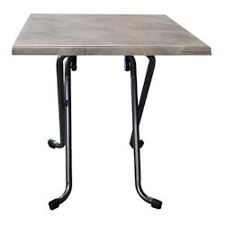 Stamp Reverdy table variation 110x70 marqueterie 4723/pied gris martele - multicolore multi-matériau 3661365003654_0