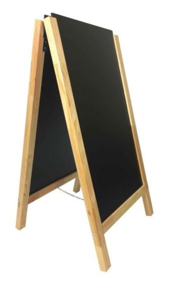 Stop trottoir ardoises amovibles - 1170x600mm - Cadre en bois PEFC - 8 coloris disponibles_0