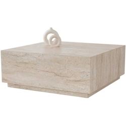 Table basse carré en aggloméré Lizbon Hanah Home - beige 8684283747283_0