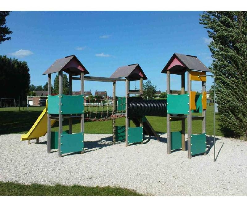 Tours de jeux en bois La Citadelle d'Elodie n°6 6 activités 6-12 ans sur platine courte - TRJXCEJN-CI06_0