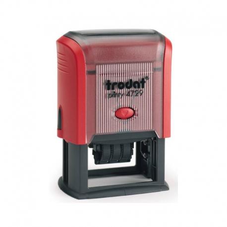Tampon de bureau Trodat 4729 - dateur 4 lignes - format 50 x 30 mm_0