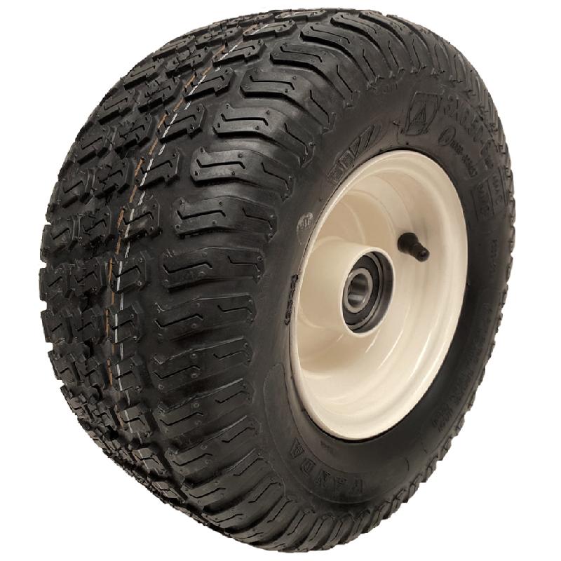 13x6.50-6 Pneu pour tondeuse à gazon et jante en acier Wanda P332, 20mm 6204 Roulements_0