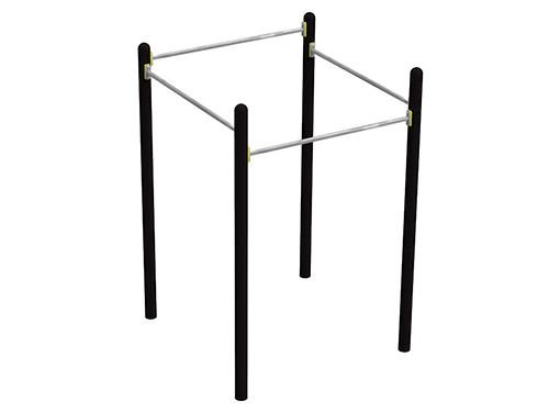 Agrès Sportif - Cube en Acier Peint pour Musculation du Haut du Corps_0