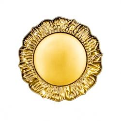 Aulica Dessous d'assiette rond pétale doré 33x33x2cm - Lot de 6 - doré 206001_0