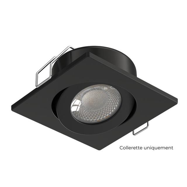 Collerette Carrée Noir Mat pour COMA - TBC102MB - SOLUM_0