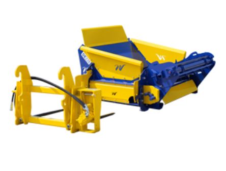 Dérouleuse pailleuse DE225 - Warzée SA - balles rondes jusqu'à 150 cm et 800 kg - chargeurs compacts_0