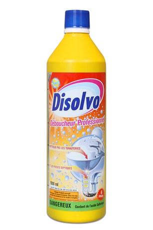 DÉBOUCHEUR ACIDE PROFESSIONNEL DISOLVO 1 L