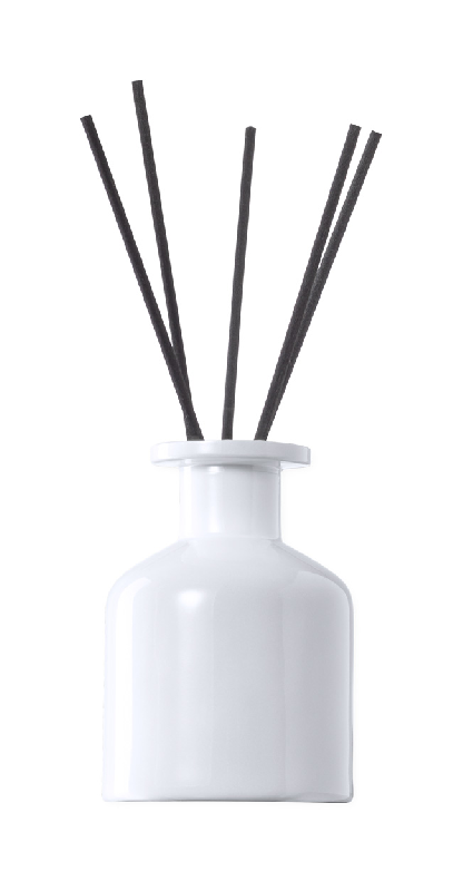 Diffuseur de parfum - flacon en verre 100 ml avec 8 bâtonnets diffuseurs en bois_0
