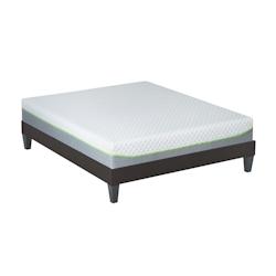 Ensemble   Matelas Mémoire de forme + Sommier Bois 180x200 cm ANTHEA OLYMPE LITERIE - blanc 4GR.LU.K15.1820_0