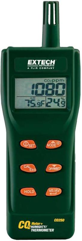 Testeur de la qualité de l'air (IAQ) - CO2, humidité, température - EXTCO250 - Extech_0