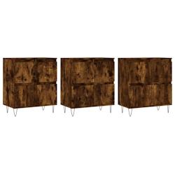 Helloshop26 - Buffet bahut commode armoire meuble de rangement organisateur cuisine salle de séjour salons 3 pcs bois d'ingénierie 02_0037068 - 3000_0