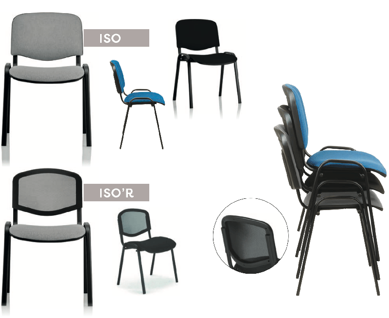 ISO & ISO'R - Sièges empilables - Burocéan_0