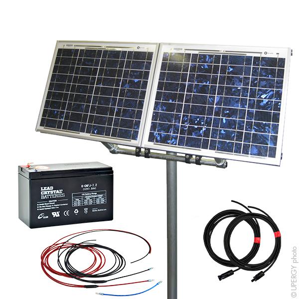 KIT SOLAIRE AUTONOME XS 24V 10WC (20WH/JOUR EN MOYENNE)_0