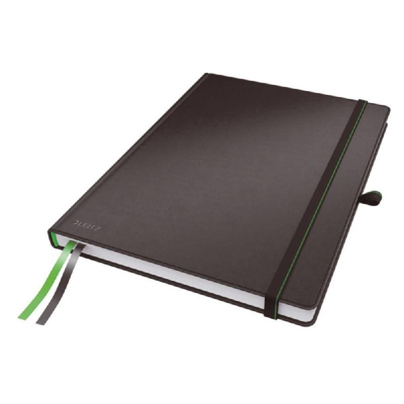 LEITZ CARNET BROCHÉ COMPLETE - FORMAT A4 (96 G/M2) - 80 PAGES LIGNÉES - COULEUR NOIR