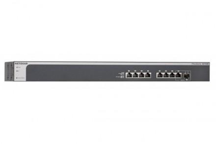 Switch NETGEAR XS708E - 8 ports 10G RJ-45 & 1 port 10G SFP+, débit ultra-rapide et fonctionnalités avancées_0