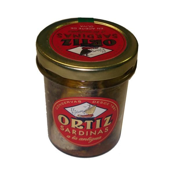 ORTIZ SARDINES HUILE D'OLIVE BIO 190GR PRODUITS DE LA MER