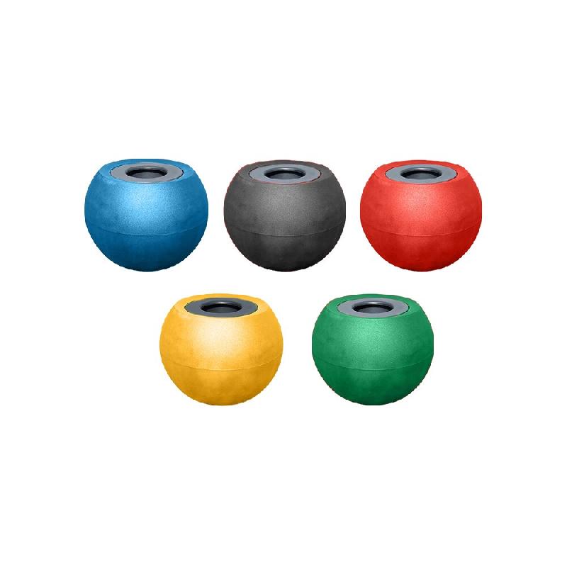 PLAST'UP ROTOMOULAGE Pots de fleurs sphérique xxl speranza 325l jo 2024-lot de 5 - MULTI - multicolore 0727156537845_0