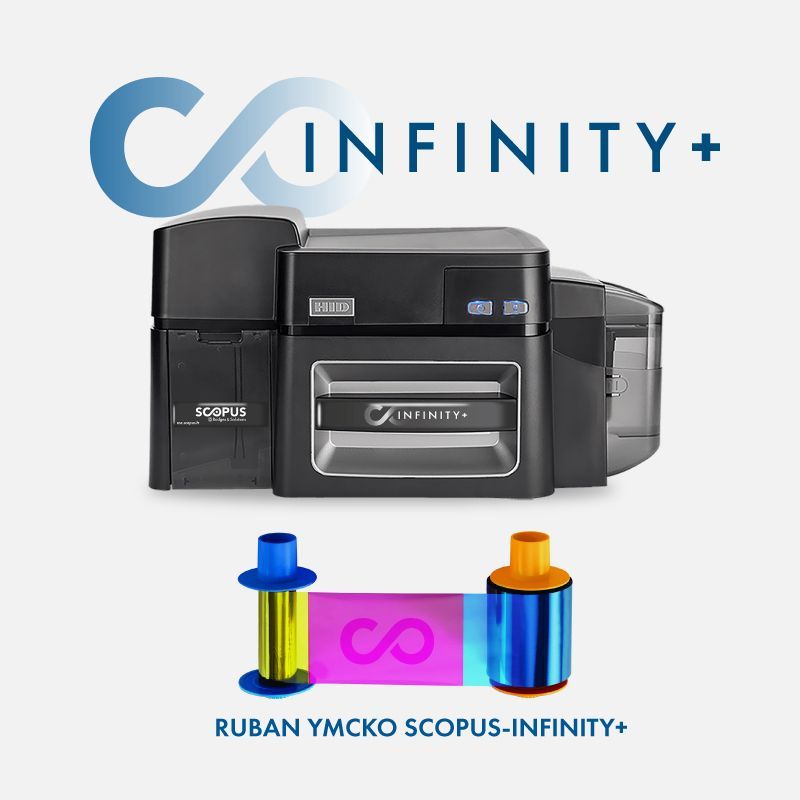 Ruban YMCKO 500 faces - Compatible avec imprimante Infinity - SCOPUS_0