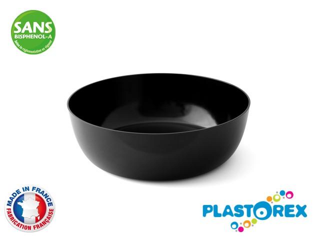 SALADIER MELAMINE DIAM 30CM NOIR