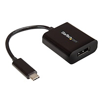 STARTECH.COM USB C TO DISPLAYPORT ADAPTER 4K 60HZ, USB TYPE-C TO DP 1.4 MONITOR VIDEO CONVERTER (DP ALT MODE), THUNDERBOLT 3 COMPATIBLE, LIMITED STOCK, SEE SIMILAR ITEM CDP2DP14B - ADAPTATEUR DISPLAYPORT - USB-C POUR DISPLAYPORT - 14 CM