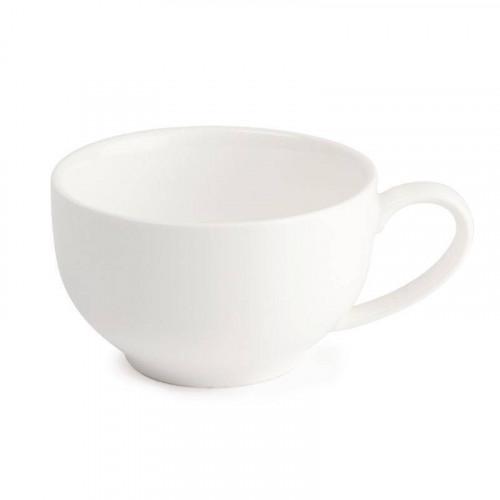 TASSES RONDES EN PORCELAINE BLANCHES LUMINA 228 ML - LOT DE 6