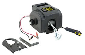 Te 907 - Treuil électrique portable - Far Group Europe - 12 V - Charges max : 907 kg / 2268 kg / 2721 kg - Compact et puissant_0