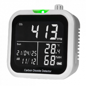 Thermomètre hygromètre détecteur de CO2 avec alarme - THMHGMC02BC-IM02_0
