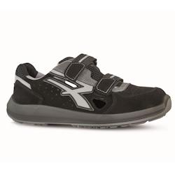 U-Power - Chaussures de sécurité basses à scratch légères et confortables TRIX - Environnements secs - S1P SRC ESD Noir Taille 42 - 42 noir mati�_0