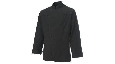 VESTE DE CUISINE HOMME AZOTSHOW BLACK MOLINEL - COULEURS VÊTEMENTS - NOIR, TAILLES VÊTEMENTS - 4XL_0