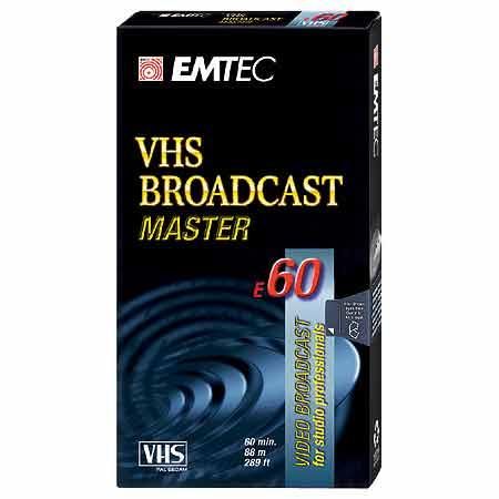 VHS E-60 CASSETTE VIDEO