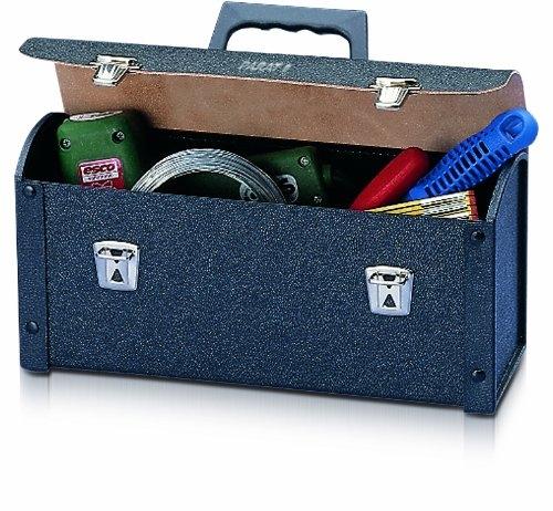 PARAT 2220.000-401 - New Classic caisse à outils universelle en cuir et plastique ABS - Noir - 360x110x170 mm - 600 g_0