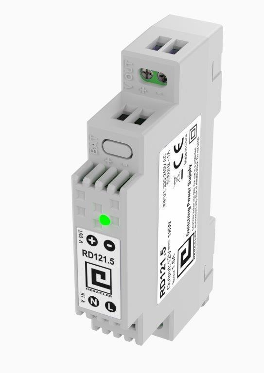 Alimentation à découpage rail din 1mod 1,5a 18w - HERACLES - rc/pca-alimrd121.5 - 760578_0